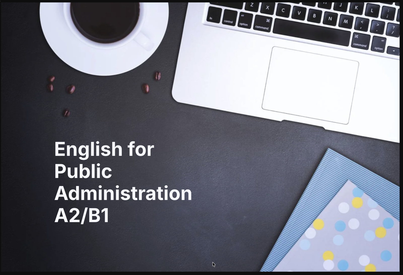 A2/B1 English for Public Administration
